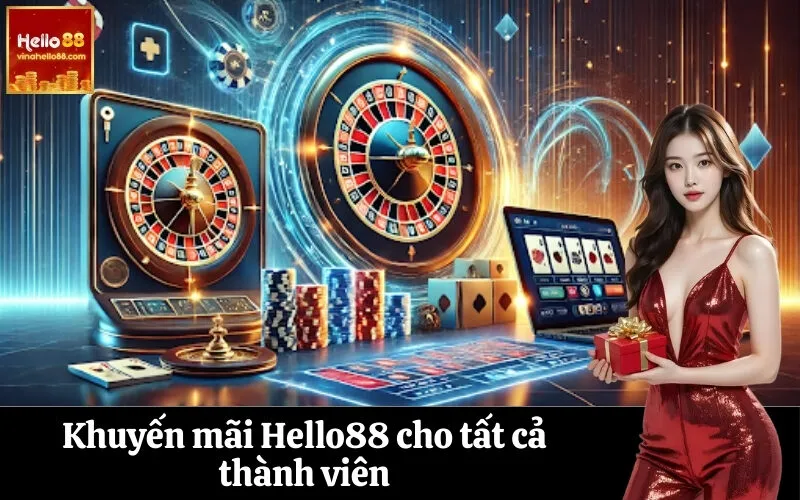 Khuyến mãi Hello88 cho tất cả thành viên